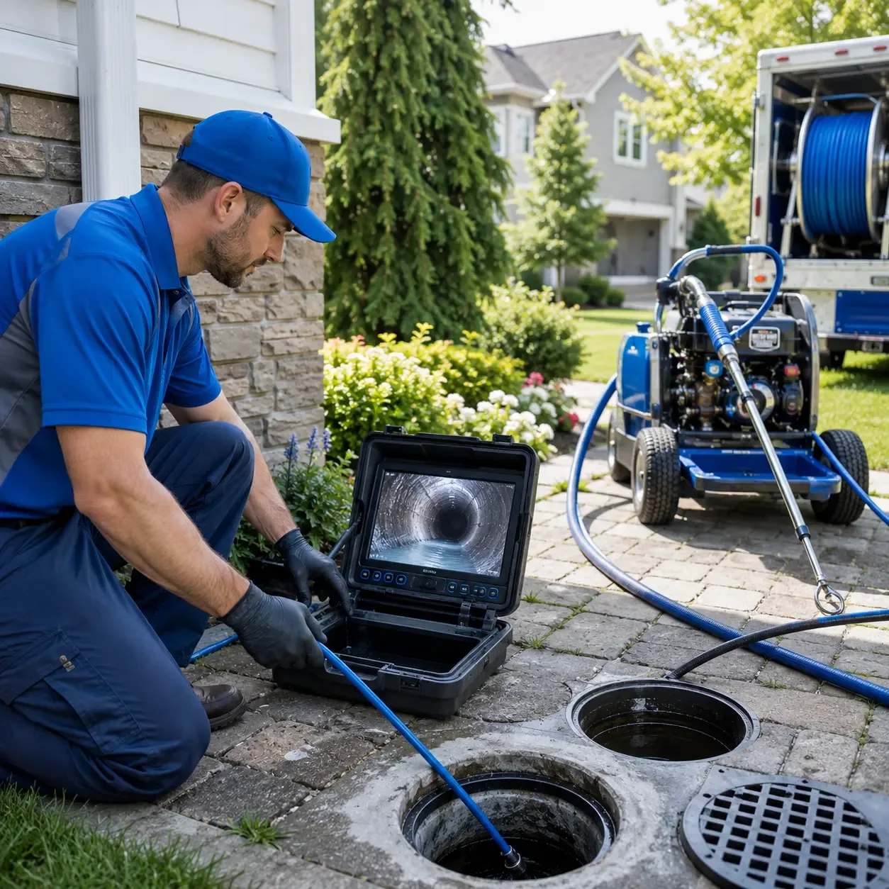 Outdoor drain cleaning professionals serving Iron Station, NC